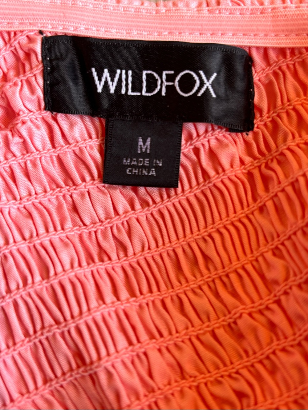Wildfox Blush One-Shoulder Ruffle Crop Top Medium NWT - Picture 6 of 9